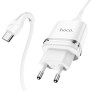 Incarcator Priza USB-A, 10W, 2.4A + Cablu Type-C - Hoco Ardent (N1) - White