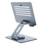 Hoco - Desk Holder Might (PH52) - for Tablet 7 - 12.9 inch, Foldable, Aluminium Alloy - Metal Gray