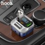 Incarcator Auto cu Modulator FM PD30W + USB QC3.0 - Hoco (E75) - Dark Blue