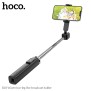 Selfie Stick Wireless Bluetooth 4.0 cu Telecomana si Trepied - Hoco (K18) - Black