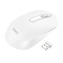 Mouse Fara Fir 2.4G, 1200 DPI - Hoco Platinum (GM14) - White