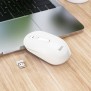 Mouse Fara Fir 2.4G, 1200 DPI - Hoco Platinum (GM14) - White