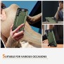 Husa pentru Samsung Galaxy A54 - Techsuit Hybrid Armor Kickstand - Green