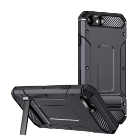 Husa pentru iPhone 7 / 8 / SE 2, SE 2020 / SE 3, SE 2022 - Techsuit Hybrid Armor Kickstand - Black