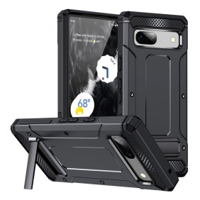 Husa pentru iPhone X, iPhone 10 - Techsuit Hybrid Armor Kickstand - Black