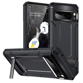 Husa pentru Google Pixel 8 Pro - Techsuit Hybrid Armor Kickstand - Black