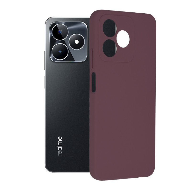 Husa pentru Realme C53 - Techsuit Soft Edge Silicone - Plum Violet