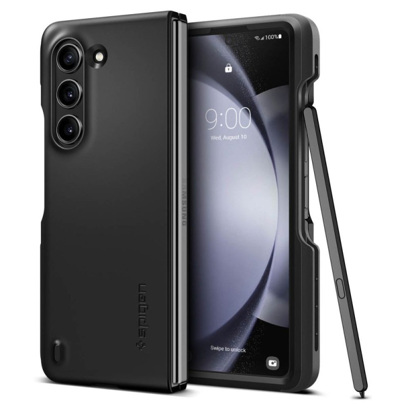 Husa pentru Samsung Galaxy Z Fold5 - Spigen Thin Fit Pen - Black