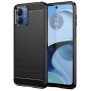 Husa pentru Motorola Moto G14 - Techsuit Carbon Silicone - Black