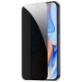 Folie pentru iPhone 15 - Tempered Glass Privacy - Black