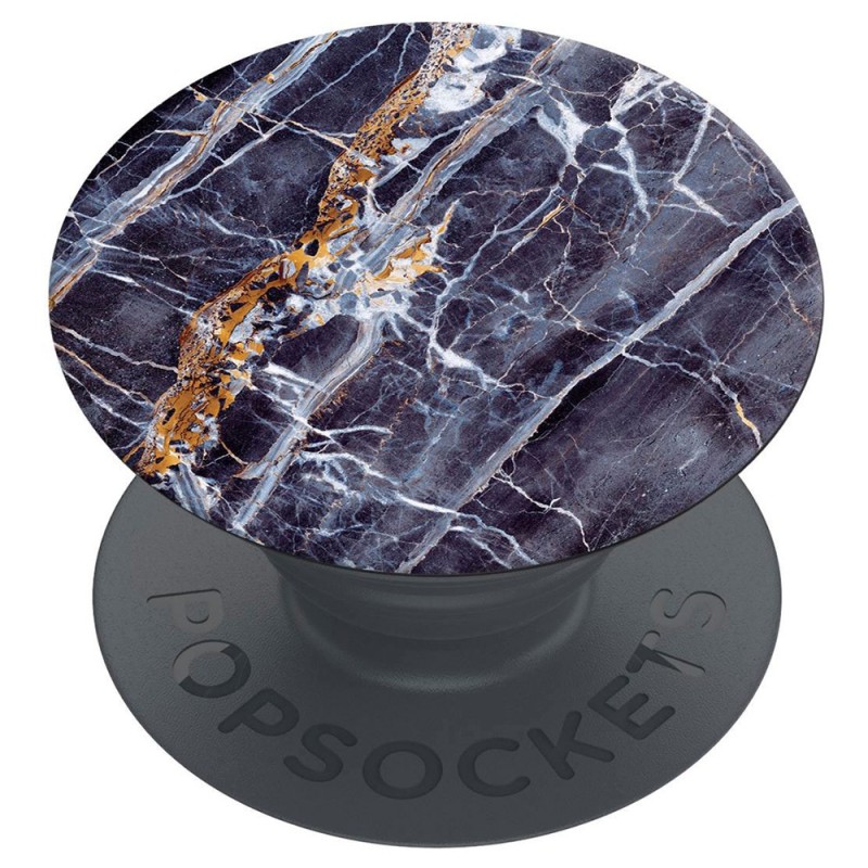 Suport pentru Telefon - Popsockets PopGrip - Basic Gold On Dark Marble