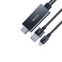 Cablu Video Lightning la HDMI, USB 1080P, 1.8m - Yesido (HM04) - Black