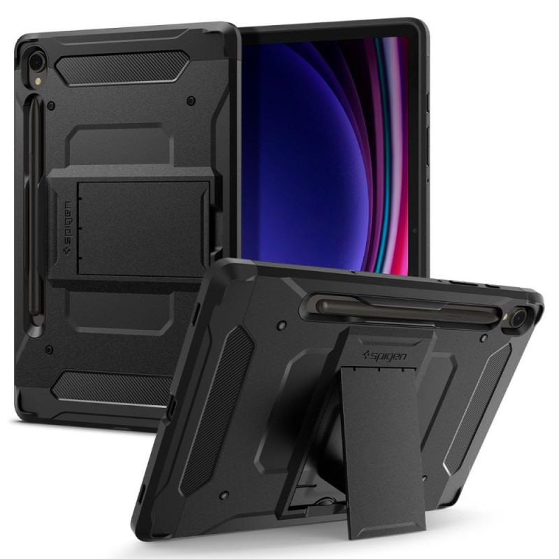 Husa pentru Samsung Galaxy Tab S9 - Spigen Tough Armor Pro - Black