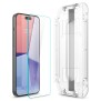 Folie pentru iPhone 15 Plus (set 2) - Spigen Glas.tR EZ FIT - Clear