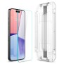 Folie pentru iPhone 15 Pro - Spigen Glas.tR EZ FIT - Clear