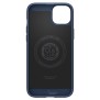 Husa pentru iPhone 15 - Spigen Mag Armor - Navy Blue