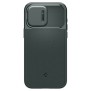 Husa iPhone 15 Pro - Spigen Optik Armor - Abyss Green