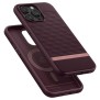 Husa pentru iPhone 15 Pro Max - Spigen Caseology Parallax MagSafe - Burgundy