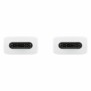 Cablu de Date Fast Charging, 2x Type-C, 5A, 1m - Samsung (EP-DN975BWEGWW) - White (Bulk Packing)