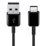 Cablu de Date USB la Type-C, Fast Charge, 25W, 1.5m - Samsung (EP-DW700CBE) - Black (Bulk Packing)