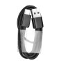 Cablu de Date USB la Type-C, Fast Charge, 25W, 1.5m - Samsung (EP-DW700CBE) - Black (Bulk Packing)