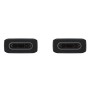 Cablu de Date USB-C la Type-C Fast Charging 3A, 1m - Samsung (EP-DA705BBEGWW) - Black (Bulk Packing)