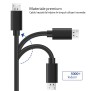 Cablu de Date USB la Micro-USB, 1m - Samsung (ECB-DU4AWE) - White (Bulk Packing)