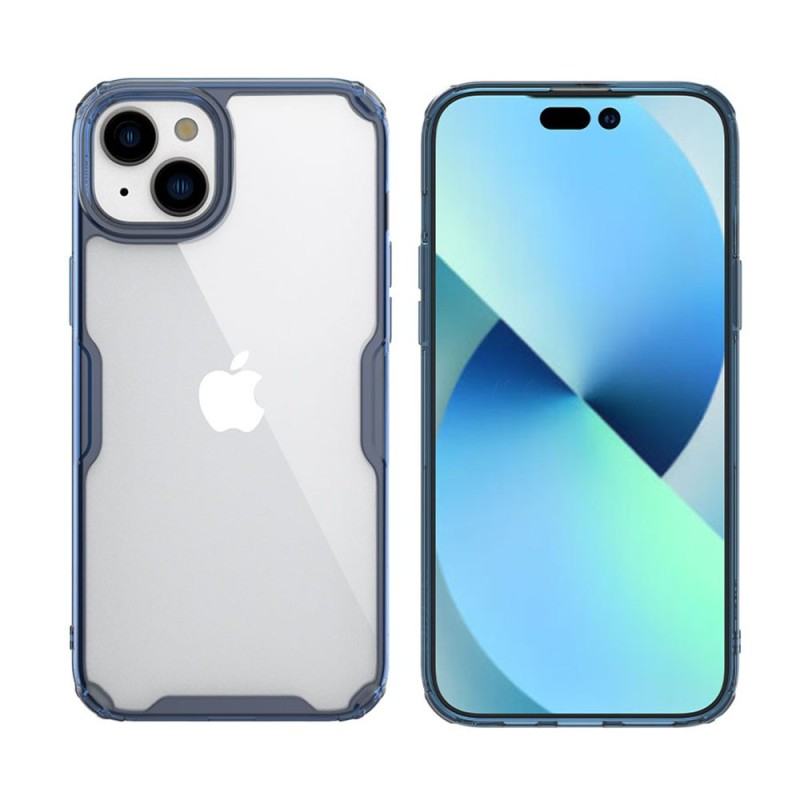 Husa pentru iPhone 15 Plus - Nillkin Nature TPU Case - Blue