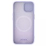 Husa pentru iPhone 15 Plus - Nillkin CamShield Silky MagSafe Silicone - Misty Purple