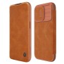 Husa pentru iPhone 15 Pro - Nillkin QIN Pro Leather Case - Brown