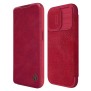 Husa pentru iPhone 15 Pro - Nillkin QIN Pro Leather Case - Red