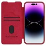 Husa pentru iPhone 15 Pro - Nillkin QIN Pro Leather Case - Red