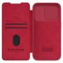 Husa pentru iPhone 15 Pro - Nillkin QIN Pro Leather Case - Red