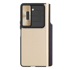 Husa pentru Samsung Galaxy Z Fold5 - Nillkin QIN Pro Leather Case - Gold