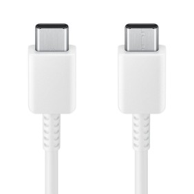 Cablu de Date Type-C la Type-C Fast Charging 3A, 1.8m - Samsung (EP-DX310JWE) - White (Bulk Packing)