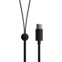 OnePlus - Original Wired Earphones Bullets BE02T (1091100041) - In-Ear, Type-C, DAC Chip - Black (Blister Packing)