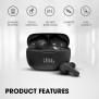 Casti in-ear Bluetooth cu microfon TWS - JBL (Wave 200) - Black