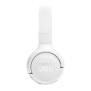 Casti Bluetooth on-ear cu microfon, pliabile - JBL (Tune 520) - White