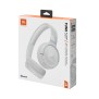 Casti Bluetooth on-ear cu microfon, pliabile - JBL (Tune 520) - White