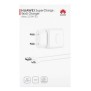 Incarcator pentru Priza, Fast Charging, 22.5W + Cablu Type-C, 5A, 1m - Huawei CP404 (HW-100225E00) - White (Bister Packing)