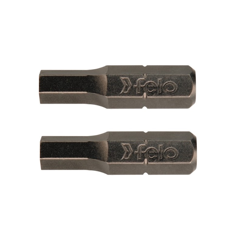 Set 2 biti Industriali profil HEX, Felo, C6.3, HX6.0, 25mm