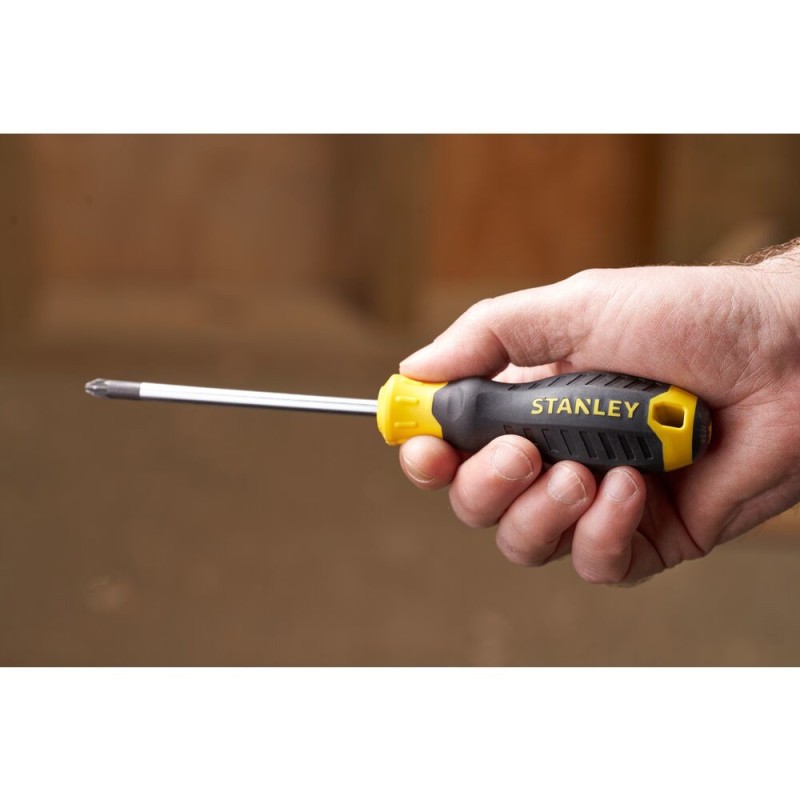 Stanley STHT16164-0, surubelnita Cushion Grip cu varful cruce Pozidrive PZ3 si lungimea tijei de 150mm, PZ3x150