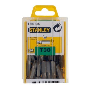 Stanley 1-68-845, set 25 biti, 25 mm, 1/4", TX30, fixare C6.3