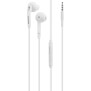 Samsung - Wired Earphones (EO-EG920BW) - Jack 3.5mm, In-Ear, Microphone, Volume Control, 1.2m - White (Bulk Packing)