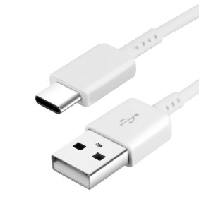 Samsung - Original USB Cable (EP-DW700CWE), Type-C - White (Bulk Packing)