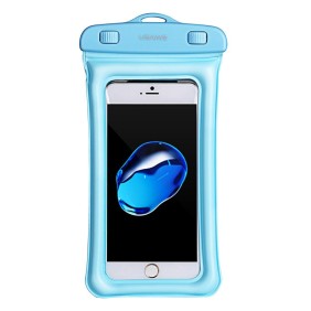 Husa Waterproof pentru Telefon 6 inch - Usams Bag (US-YD007) - Blue