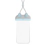 Husa Waterproof pentru Telefon 7 inch - Usams Bag (US-YD010) - Turquoise/Gray