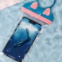 Husa Waterproof pentru Telefon 7 inch - Usams Bag (US-YD010) - Turquoise/Gray