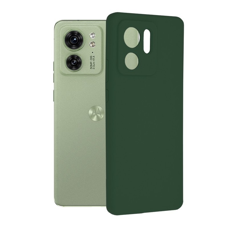 Husa pentru Motorola Edge 40 / Edge (2023) - Techsuit Soft Edge Silicone - Dark Green