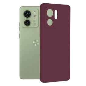 Husa pentru Motorola Edge 40 / Edge (2023) - Techsuit Soft Edge Silicone - Plum Violet